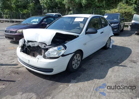 2007 Hyundai Accent Gs из США, поврежденный, VIN KMHCM36C67U042627